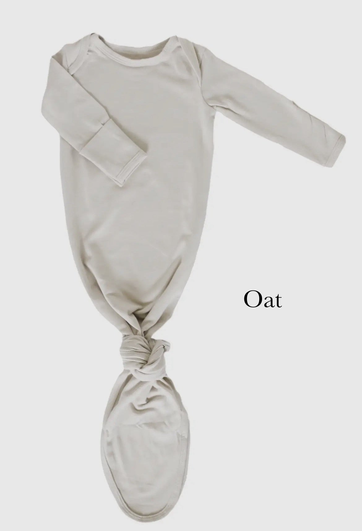 newborn baby knotted gowns