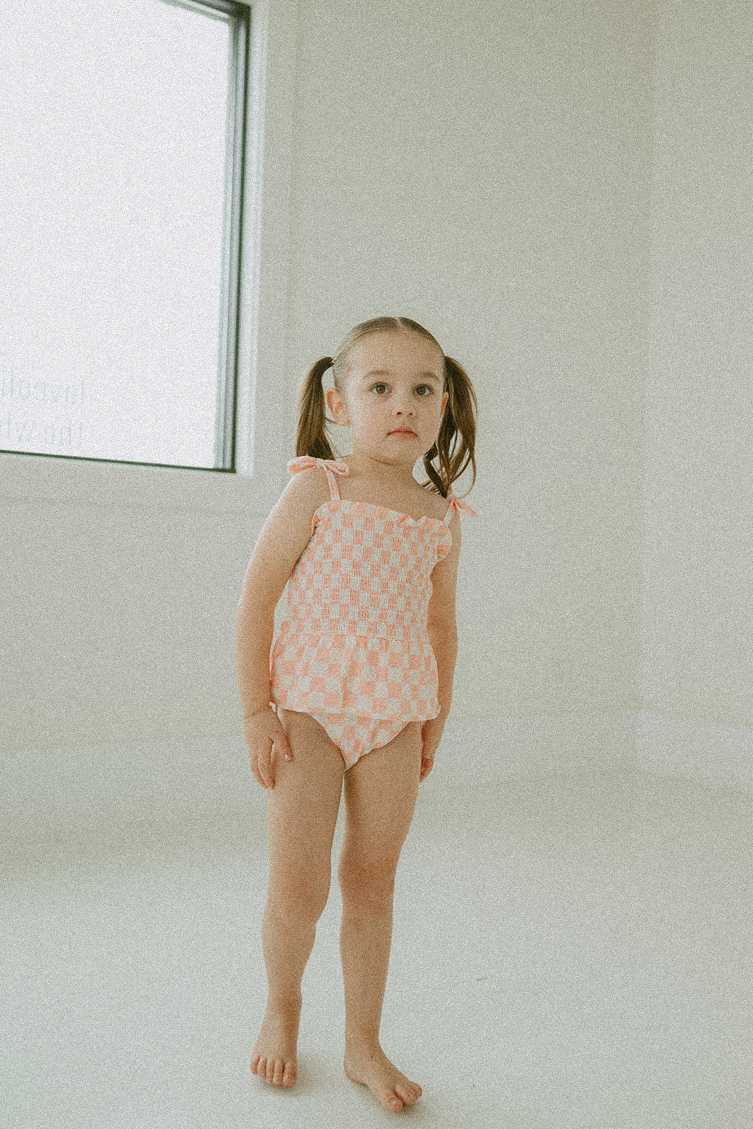 checked out one-piece swimwear upf 50+