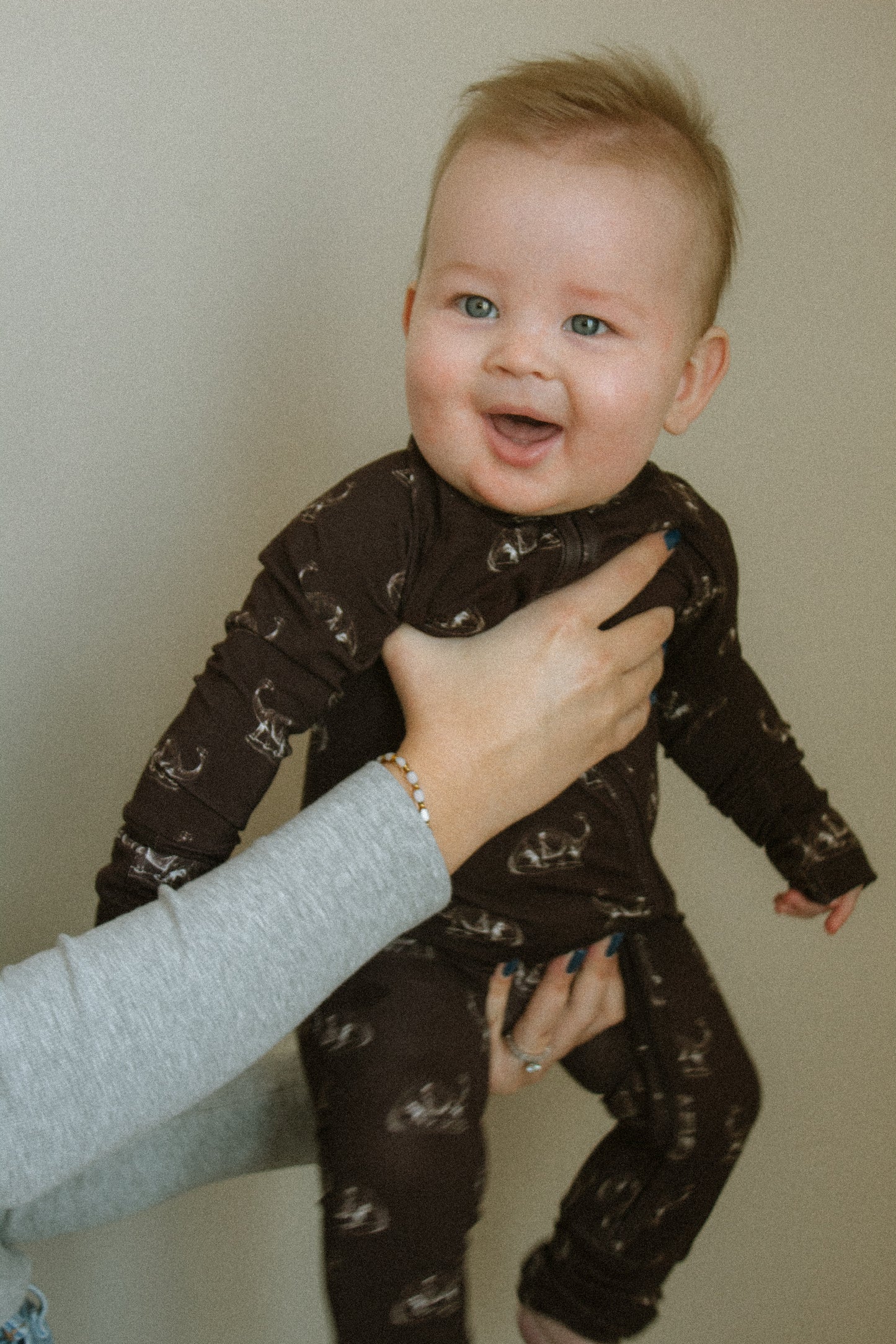 midnight roar zip romper