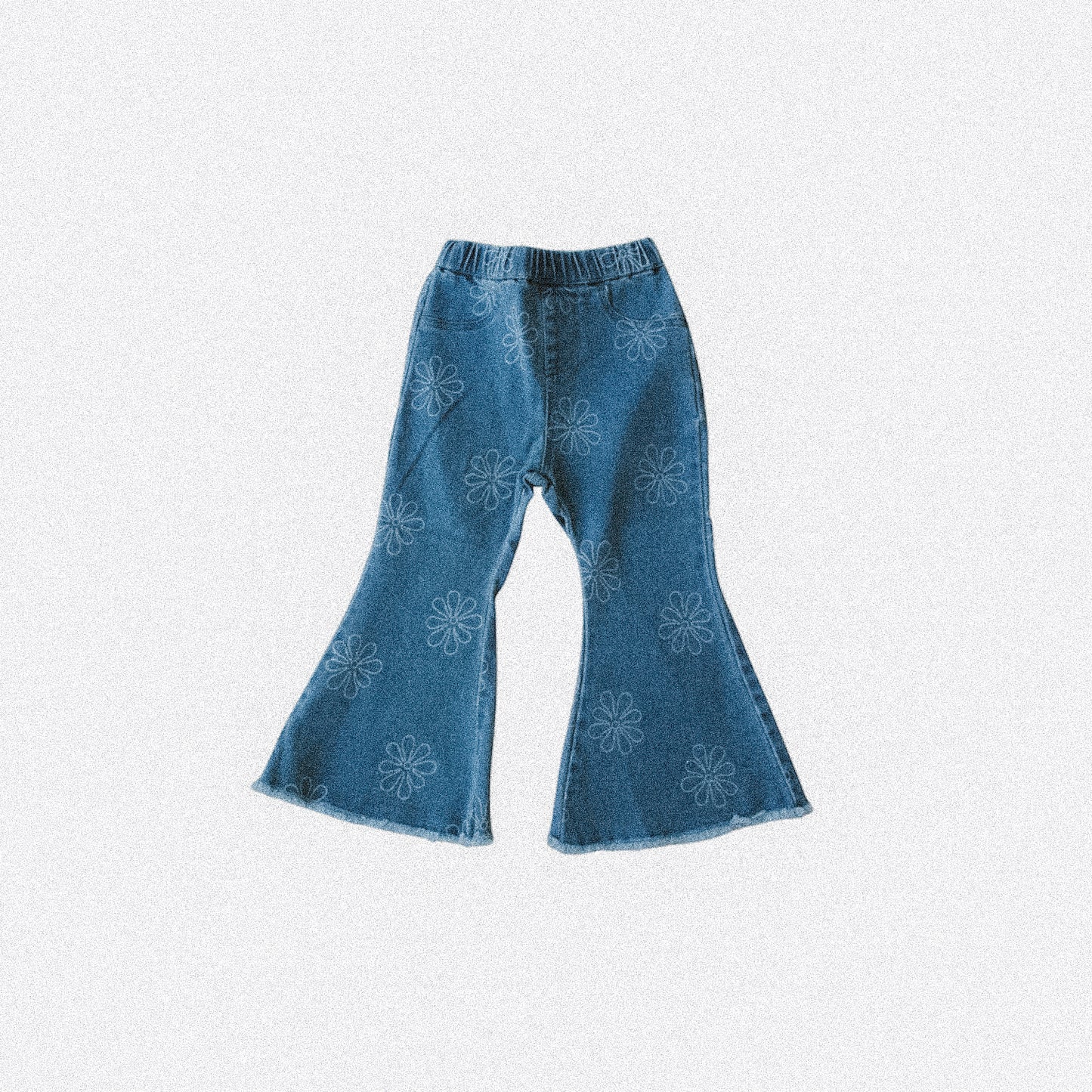 denim flare bell bottoms