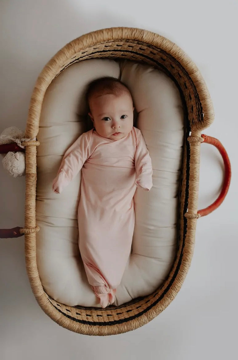newborn baby knotted gowns