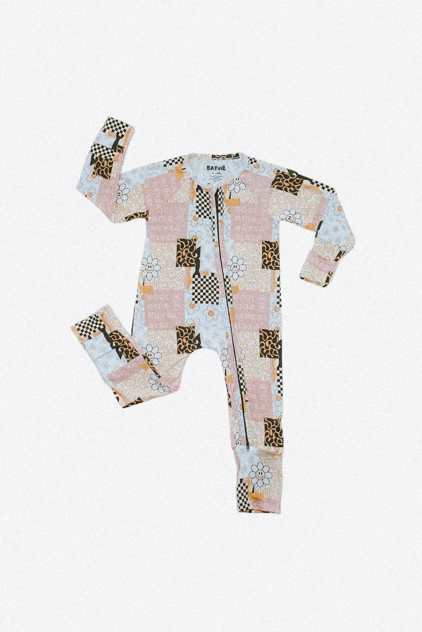 snooze patch party zip romper