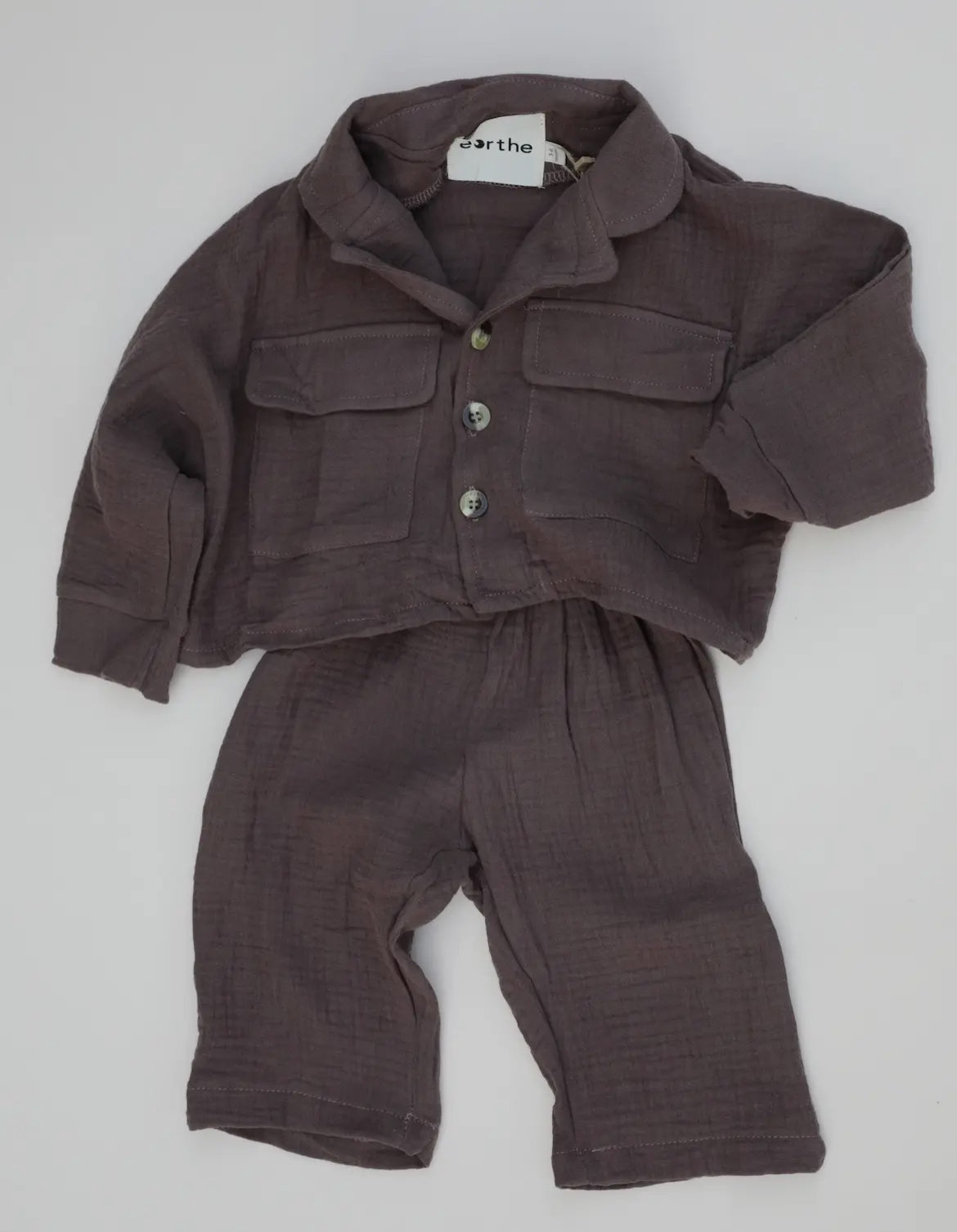 earthy relaxed muslin set