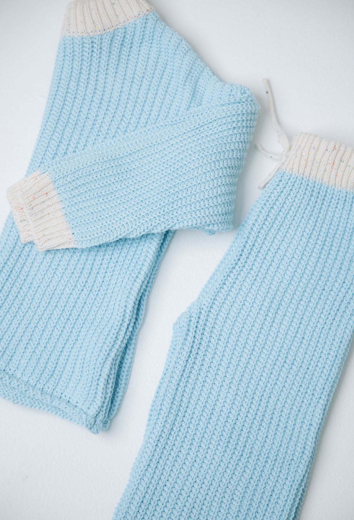 knitted blue haze sweater