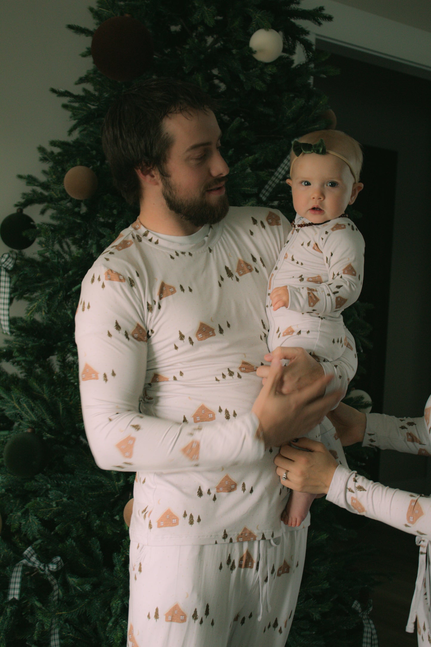 mens cozy cabin jammies