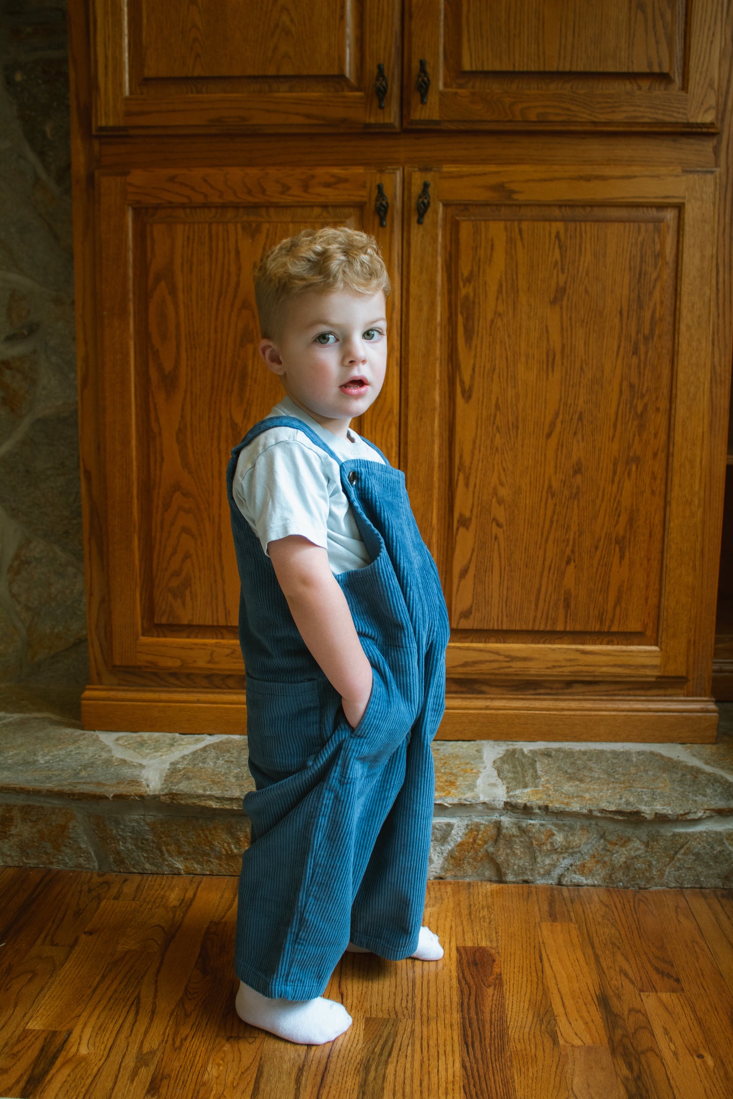 Backyard Blues Overalls