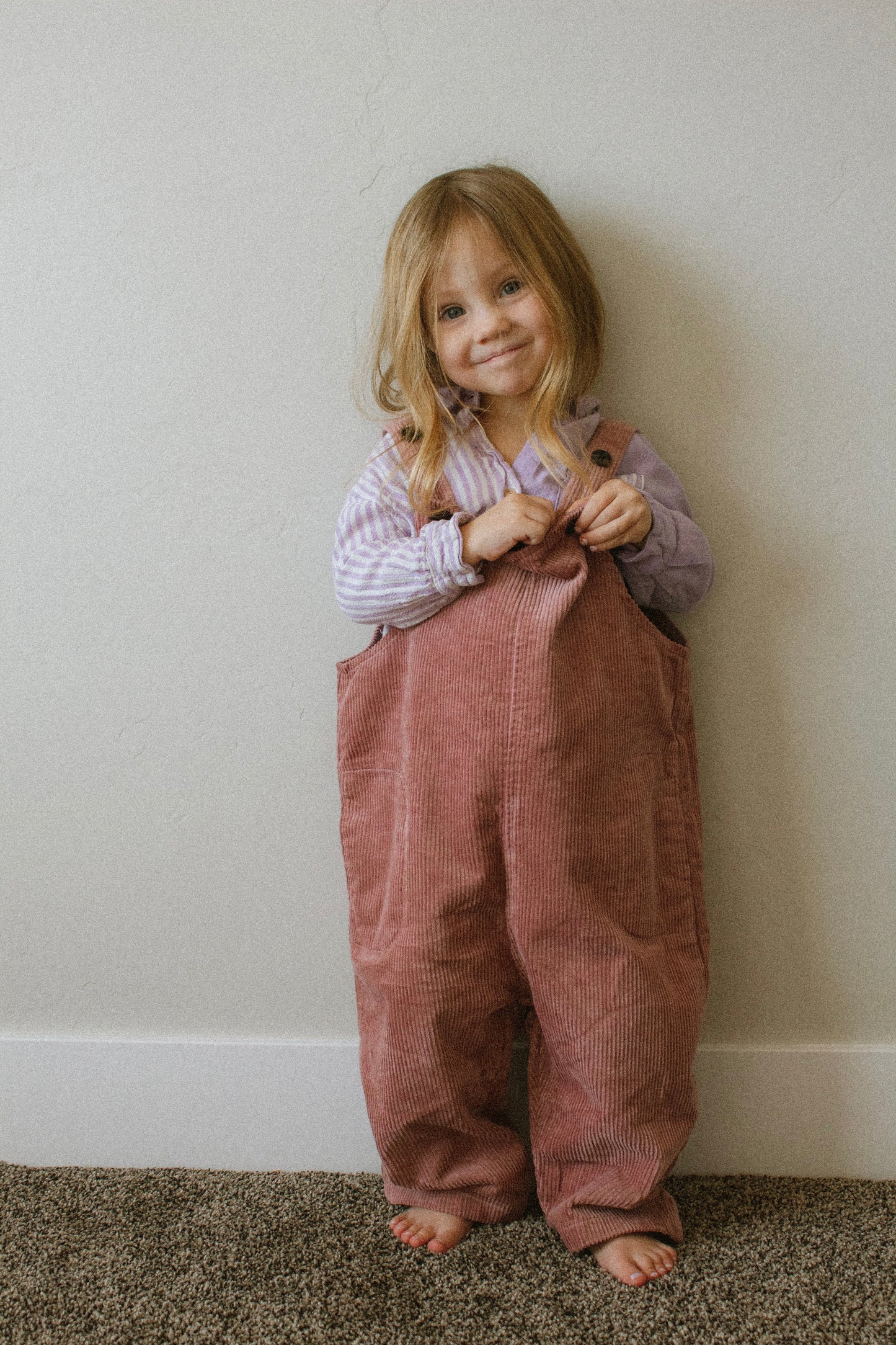 Porch Pink Overalls