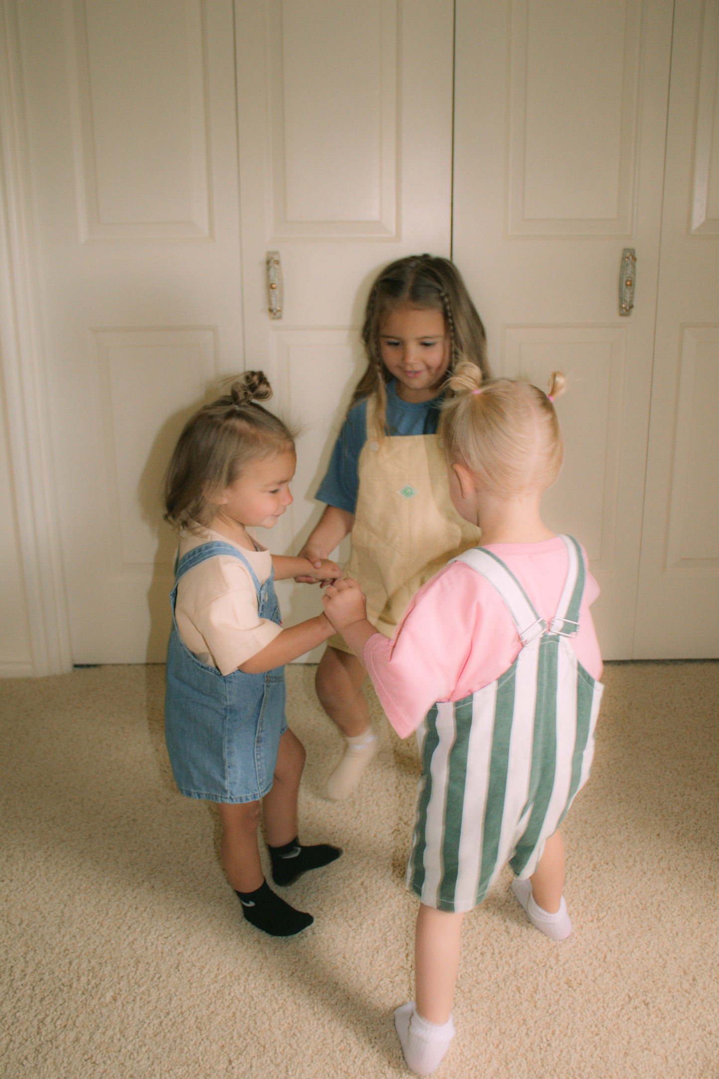 preorder grass stain shortie overall