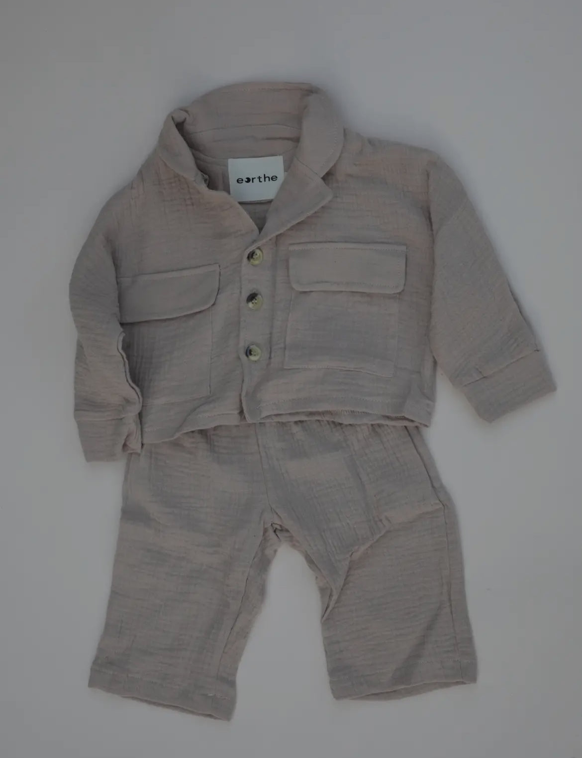 earthy relaxed muslin set