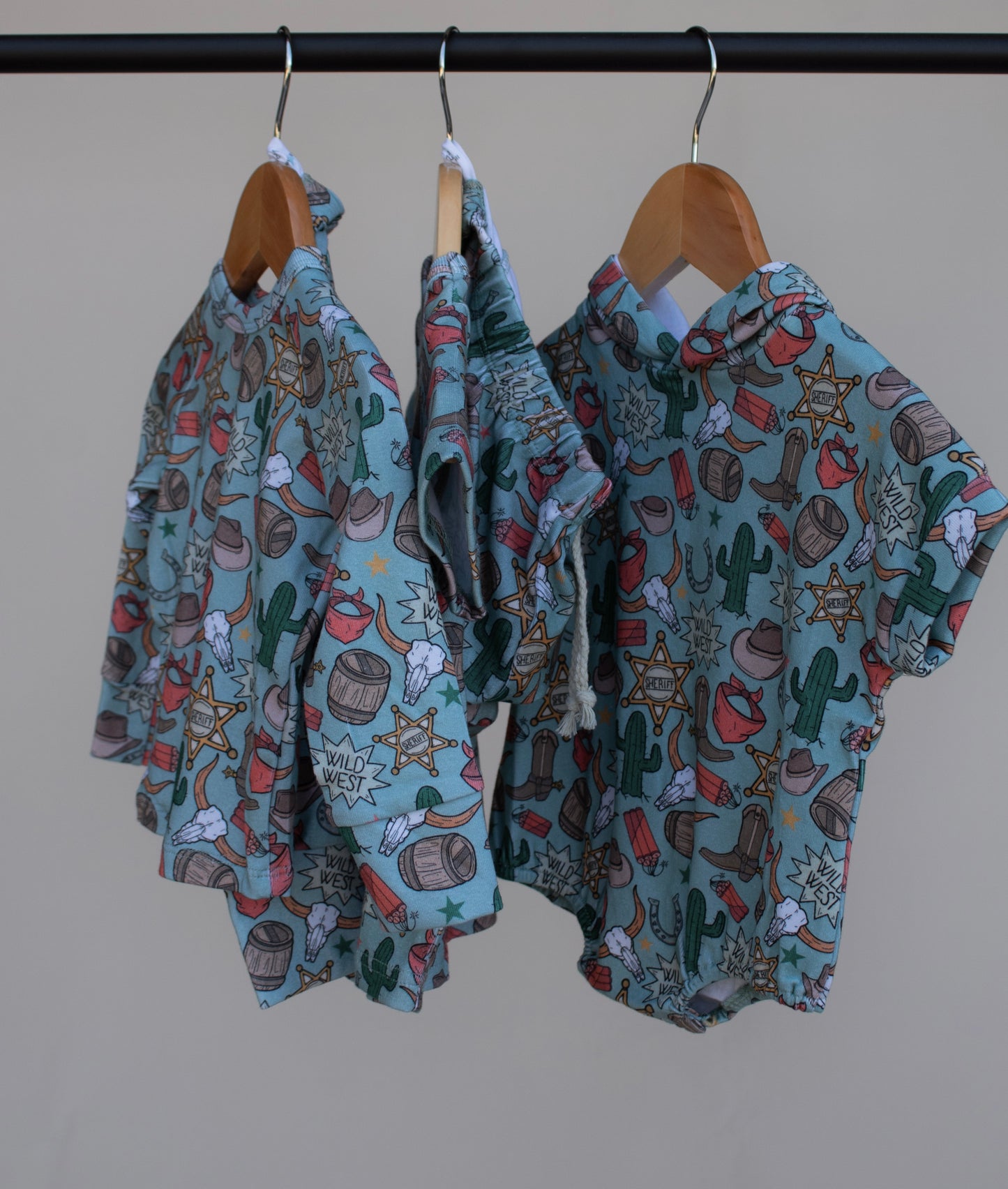 little wrangler western set/romper
