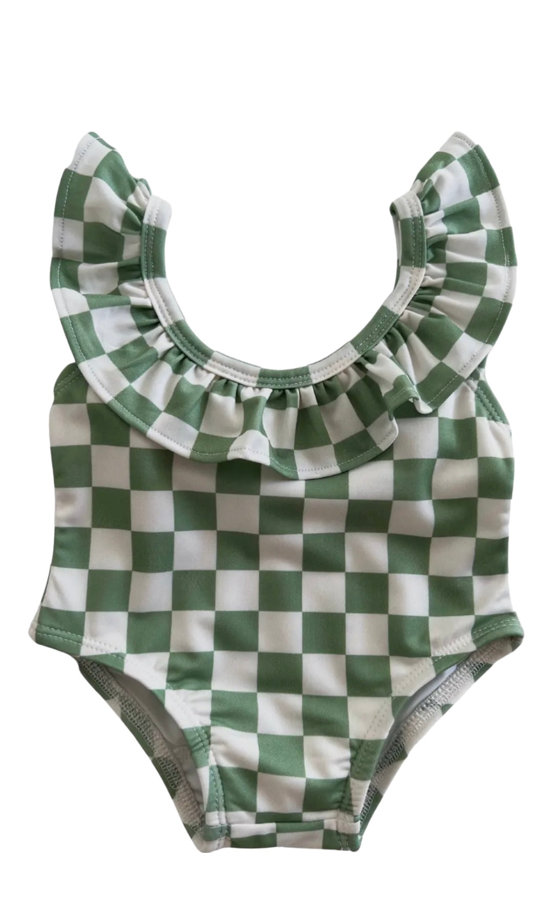 checked out one-piece swimwear upf 50+