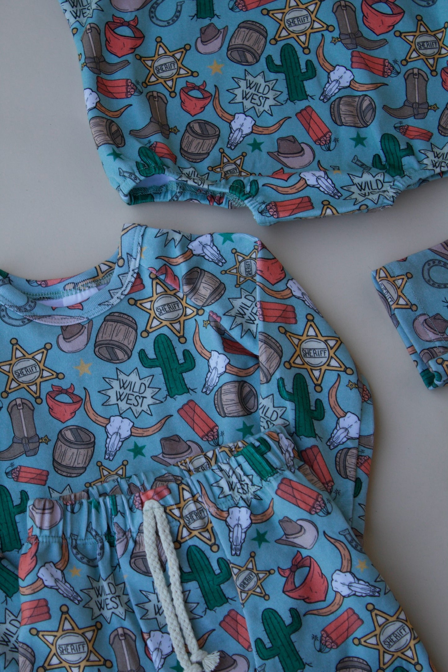 little wrangler western set/romper