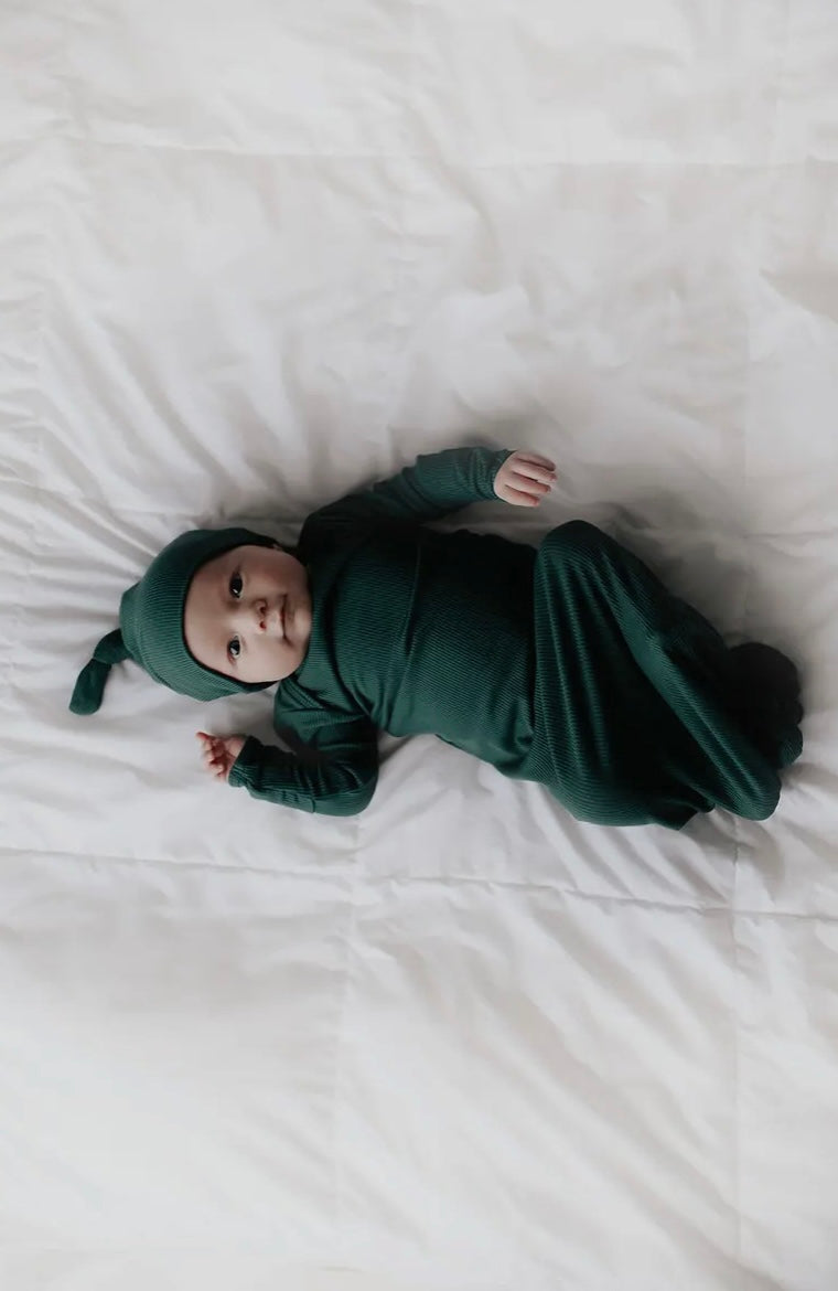 newborn baby knotted gowns