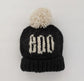 Knitted " BOO " Halloween Beanie