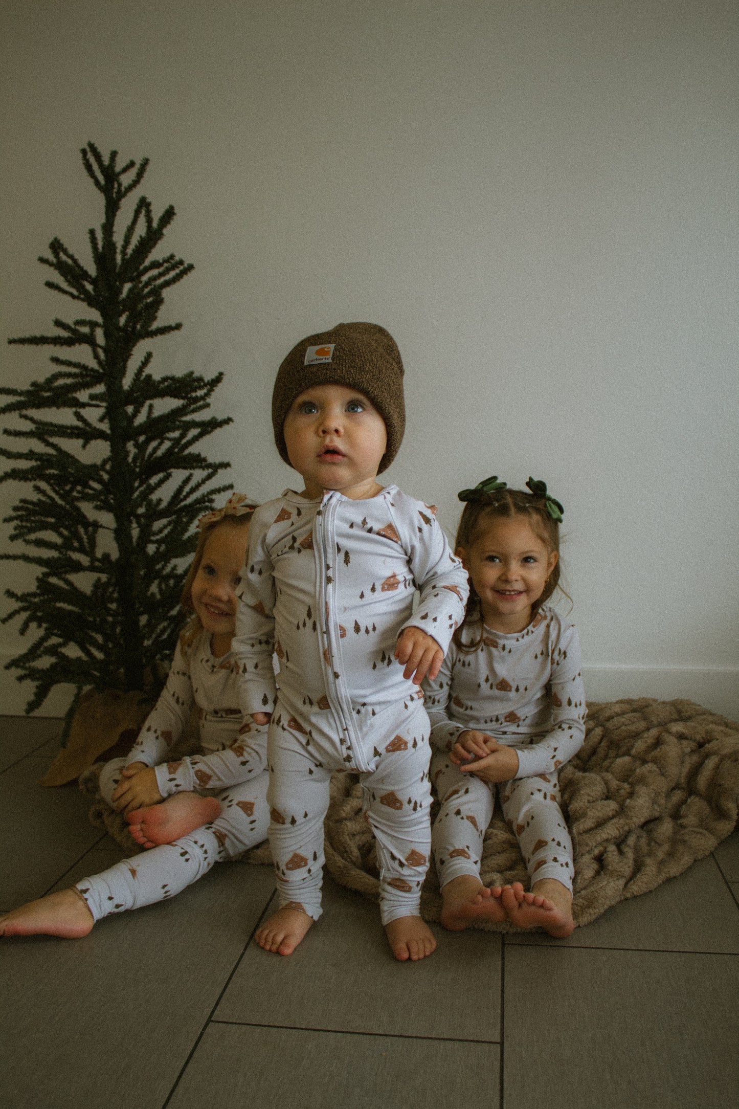 Kids Winter Cabin Bamboo Pajama