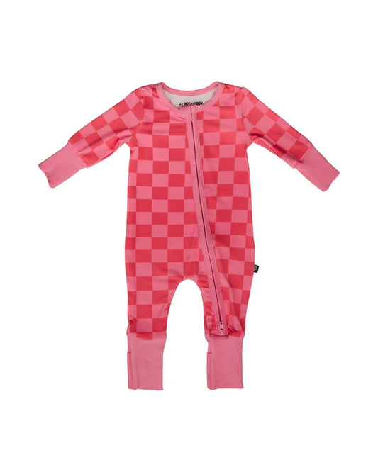 Preemie Taffy Checkers Bamboo Pjs