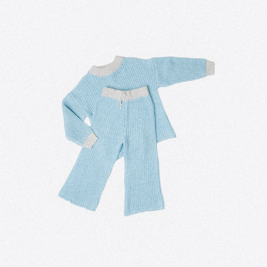 Knitted Blue Haze Set