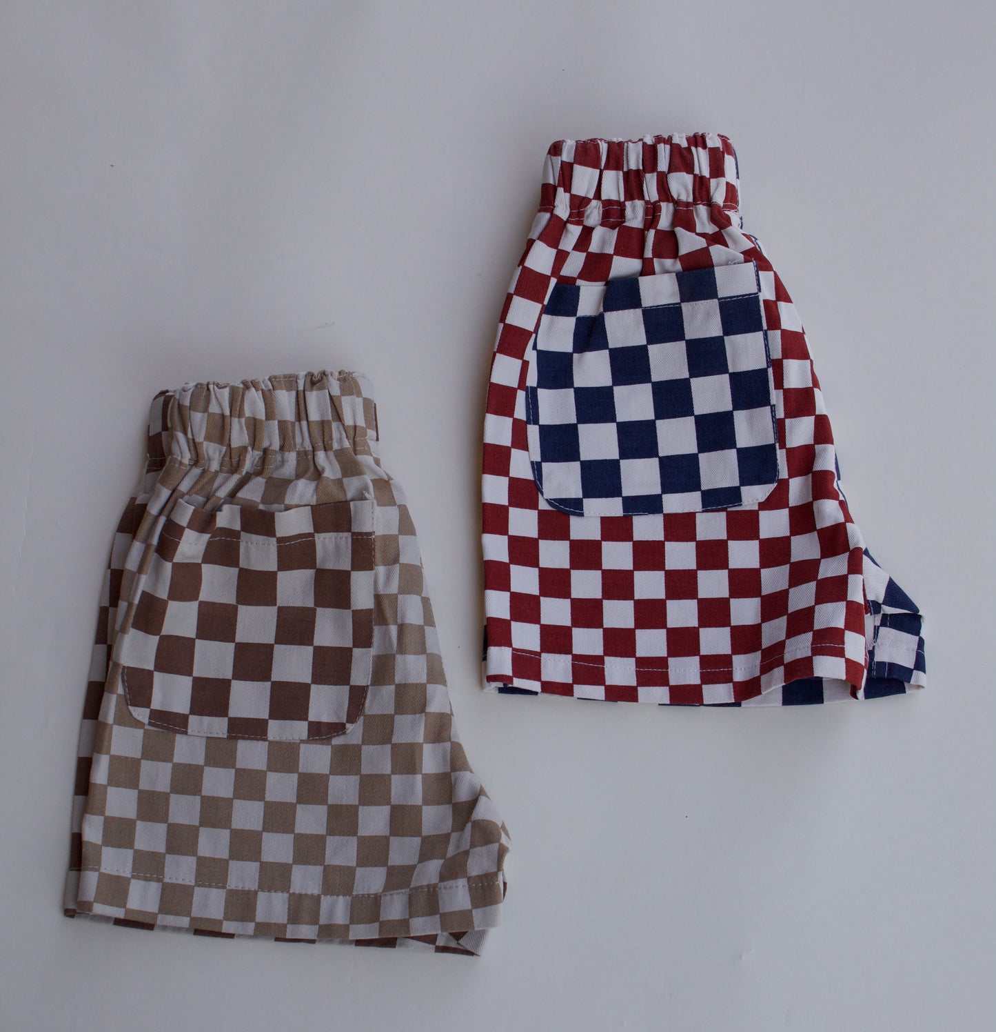 CheckerBoard Two Tone Shorts